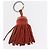Hermès HERMES Charm Metallo Pelle 3 Set Rosso Oro Argento Auth bs30857 D'oro - vista 2