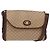 Céline Borsa a Spalla in Tela Macadam CELINE PVC Beige Oro Auth 153901 D'oro