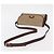 Céline Borsa a Spalla in Tela Macadam CELINE PVC Beige Oro Auth 153901 D'oro - vista 7