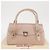 Sac à bandoulière Gancini en cuir rose argenté Salvatore Ferragamo Auth ka356 - vista 12
