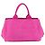 PRADA Canapa MM Borsa a Mano in Tela Rosa Oro Auth yk19772 D'oro - vista 2