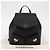 Zaino Gancini in pelle nera e oro Salvatore Ferragamo Auth 154075SM Nero D'oro - vista 12