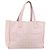 CHANEL Nuova Borsa Tote da Viaggio Nylon Rosa Oro CC Auth mr1511 D'oro