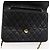 Borsa a Spalla CHANEL in Pelle di Agnello Nera Oro CC Auth 143810 Nero D'oro - vista 16