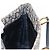 Borsa Clutch in Tela Trotter Christian Dior Blu Oro Auth 145259 - vista 17