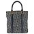 Borsa Clutch in Tela Trotter Christian Dior Blu Oro Auth 145259 - vista 2