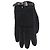 Guanti PRADA in pelle nera argento Auth ti3452 Nero - vista 2