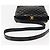 CHANEL Borsa a Spalla Matelassé Pelle Verniciata Nera Oro CC Auth 141133 Nero D'oro - vista 7