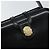 Céline Borsa a mano CELINE in pelle nera e oro Auth 144782 Nero D'oro - vista 14