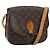 LOUIS VUITTON Monogram Saint Cloud GM Schultertasche M51242 LV Auth 144775 Monogramm