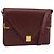 Cartier Bolso de hombro Must Line de cuero burdeos y oro Auth mr1585 Dorado