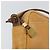 Borsa a Spalla Anagram LOEWE in Pelle Marrone Oro Auth ka490 D'oro - vista 10