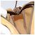 Borsa a Spalla Anagram LOEWE in Pelle Marrone Oro Auth ka490 D'oro - vista 17