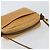 Borsa a Spalla Anagram LOEWE in Pelle Marrone Oro Auth ka490 D'oro - vista 6