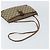 Gucci Borsa GG Supreme Web Sherry Line in PVC beige e oro 904 02 026 Auth 154668 D'oro - vista 7