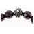 Bracciale in perle Chrome Hearts CH Plus Cross Ball Granato 0,4"" Ag925 Auth 143053M Rosso - vista 15