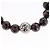 Bracciale in perle Chrome Hearts CH Plus Cross Ball Granato 0,4"" Ag925 Auth 143053M Rosso - vista 3