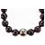 Bracciale in perle Chrome Hearts CH Plus Cross Ball Granato 0,4"" Ag925 Auth 143053M Rosso - vista 8