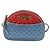Borsa a Spalla GUCCI Zumi in Pelle Outlet Blu Auth 154069V - vista 2