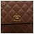 CHANEL Borsa a Spalla Matelassé in Pelle Caviar Marrone Oro CC Auth 143676 D'oro - vista 15