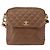 CHANEL Borsa a Spalla Matelassé in Pelle Caviar Marrone Oro CC Auth 143676 D'oro - vista 2