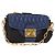 Borsa a Spalla Miu Miu Matelassé in Pelle 2 in 1 Blu Nero Oro Auth 153826 D'oro