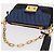 Borsa a Spalla Miu Miu Matelassé in Pelle 2 in 1 Blu Nero Oro Auth 153826 D'oro - vista 6