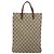 Borsa a mano GG Supreme in PVC beige e argento di GUCCI 117551 Auth bs31414 - vista 3
