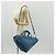 Borsa da viaggio Triangle M in pelle BALENCIAGA 2 in 1 Azzurro chiaro 476974 Auth 154084V - vista 29
