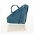 Borsa da viaggio Triangle M in pelle BALENCIAGA 2 in 1 Azzurro chiaro 476974 Auth 154084V - vista 30