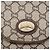 Borsa a Spalla GUCCI GG Plus Supreme PVC Beige Oro Auth 154434 D'oro - vista 14
