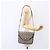 Borsa a Spalla GUCCI GG Plus Supreme PVC Beige Oro Auth 154434 D'oro - vista 23