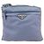 PRADA Schultertasche Nylon Hellblau Silber Authentisch ar13778 - Ansicht 13