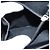 Borsa a spalla in tela Trotter Christian Dior in PVC nero e argento Auth bs30176 - vista 12