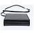 Borsa a spalla in tela Trotter Christian Dior in PVC nero e argento Auth bs30176 - vista 5