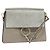 Chloé Borsa a Spalla Chloe Fay in Pelle Scamosciata Grigia e Oro Auth BA7076 Marrone D'oro