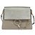 Chloé Borsa a Spalla Chloe Fay in Pelle Scamosciata Grigia e Oro Auth BA7076 Marrone D'oro - vista 13