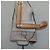 Chloé Borsa a Spalla Chloe Fay in Pelle Scamosciata Grigia e Oro Auth BA7076 Marrone D'oro - vista 23