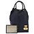 Pequin Borsa a mano in tela Pecan FENDI PVC blu navy oro Auth 146482 D'oro