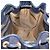 Pequin Borsa a mano in tela Pecan FENDI PVC blu navy oro Auth 146482 D'oro - vista 23