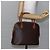 Céline Borsa a mano in tela Macadam CELINE in pelle PVC marrone e oro Auth ki6124 D'oro - vista 21