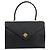 BALLY Borsa a Mano in Pelle Nera e Oro Auth BA7023 Nero D'oro - vista 13