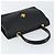BALLY Borsa a Mano in Pelle Nera e Oro Auth BA7023 Nero D'oro - vista 6