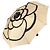 CHANEL Faltregenschirm Camelia Polyester Gold CC Auth 156295 Golden