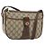 Borsa Sherry Line GG Supreme Web di GUCCI in PVC beige e oro 89 02 032 Auth 156159 D'oro