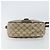 Borsa Sherry Line GG Supreme Web di GUCCI in PVC beige e oro 89 02 032 Auth 156159 D'oro - vista 5