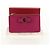 Portafoglio Compatto Salvatore Ferragamo Vala in Pelle Viola Oro Auth SW1752V - vista 12