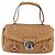 Borsa a mano Gancini in pelle marrone argento Auth 157129V di Salvatore Ferragamo - vista 13