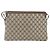 Borsa Gucci GG Supreme Web Sherry Line PVC Beige Oro 904 02 013 Auth ki6187 D'oro - vista 2