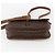 Céline Borsa a spalla in tela Macadam CELINE in pelle PVC marrone oro Auth 155935 D'oro - vista 5